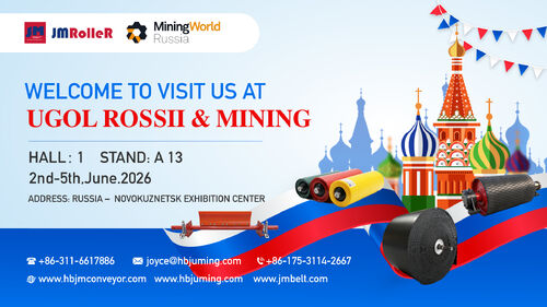 Latest company news about Hebei JM Conveyor Will Participate in UGOL ROSSII & MINING 2026