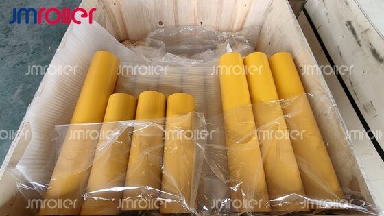Bon prix Rouleau de transport de logistique minière lourd avec traitement de surface de pulvérisation en plastique assure durabilité et résistance à l'usure en ligne