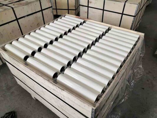 Buon prezzo Diametro e lunghezza dell'albero personalizzabili Roller portante rivestito anticorrosione per applicazioni industriali a lungo termine in linea